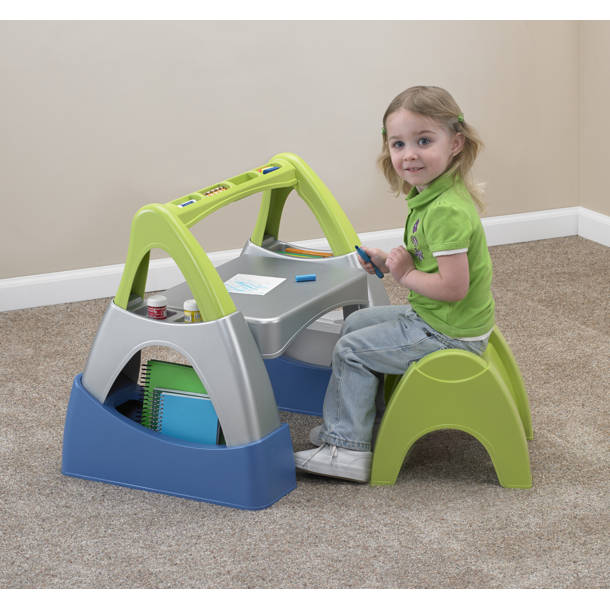 Zoomie Kids American Plastic Toy Adirondack Chair 2 Pack Blue & Reviews